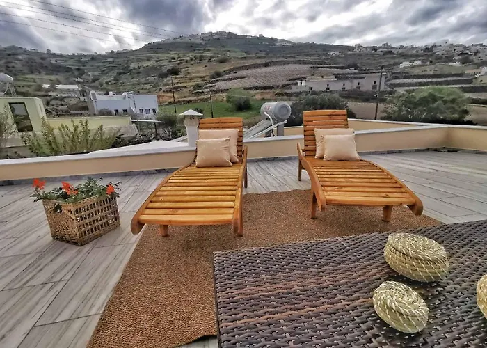 Santorini Vineyard With Heated Pool Casa vacanze Éxo Goniá